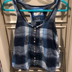Aeropostale plaid tank top medium
